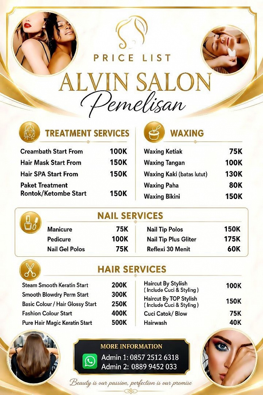 salon terdekat, salon di bali, alvin salon, rekomendasi salon kecantikan